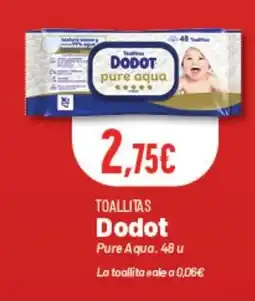 Hiperber DODOT Toallitas pure aqua oferta