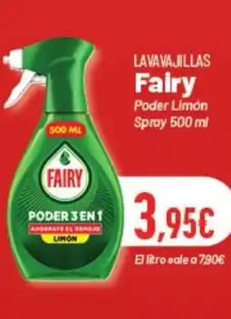 Hiperber FAIRY Lavavajillas poder limón spray oferta