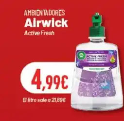 Hiperber AIRWICK Ambientadores active fresh oferta