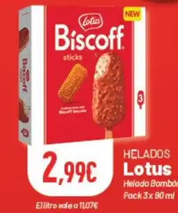 Hiperber LOTUS Helados Helado Bombón oferta