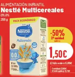 Hiperber NESTLE Multicereales Alimentación infantil oferta