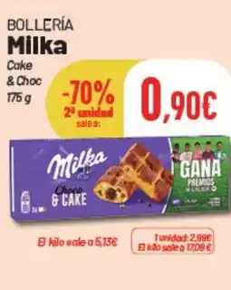 Hiperber MILKA Bollería cake & choc oferta