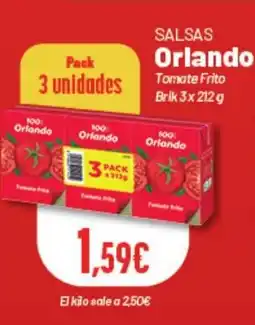 Hiperber ORLANDO Salsas tomate frito oferta