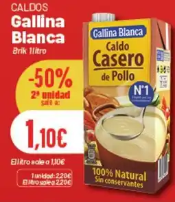 Hiperber GALLINA BLANCA Caldos oferta