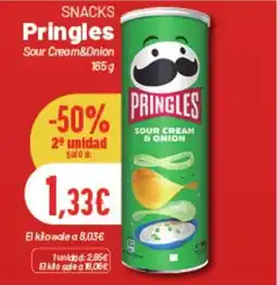 Hiperber PRINGLES Snacks sour cream&onion oferta
