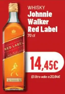 Hiperber JOHNNIE WALKER Red label whisky oferta