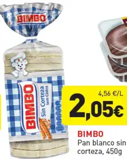 Hiperber BIMBO Pan blanco sin corteza oferta