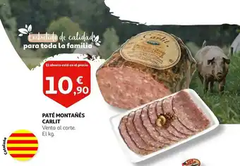 Alcampo Paté Montañés Carlit oferta