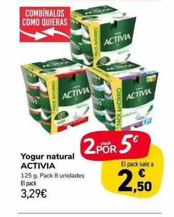 Carrefour Market Yogur Natural Activia oferta