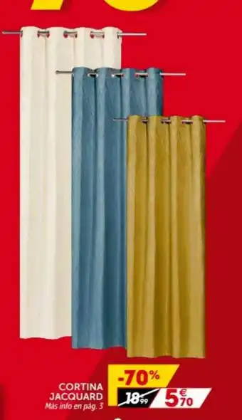 GiFi Cortina Jacquard oferta