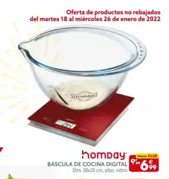 GiFi Homday Báscula De Cocina Digital oferta