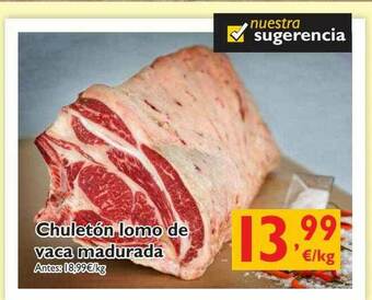 Supermercados La Despensa Chuletón Lomo De Vaca Madurada oferta
