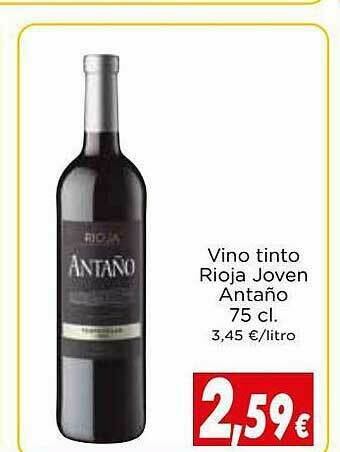 Proxi Vino Tinto Rioja Joven Antaño oferta