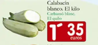 Calabacín blanco