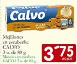 Supermercados Bip Bip CALVO Mejillones en escabeche oferta