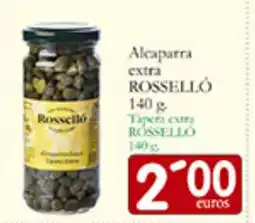 Supermercados Bip Bip ROSSELLÓ Alcaparra extra oferta
