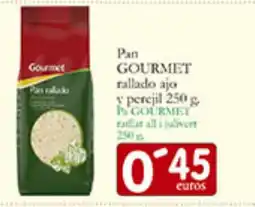 Supermercados Bip Bip GOURMET Pan rallado ajo y perejil oferta