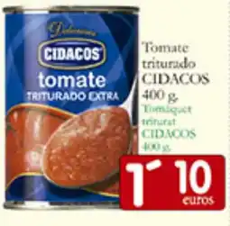 Supermercados Bip Bip CIDACOS Tomate triturado oferta