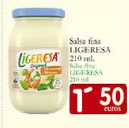Supermercados Bip Bip LIGERESA Salsa fina oferta