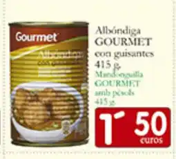 Supermercados Bip Bip GOURMET Albóndiga con guisantes oferta