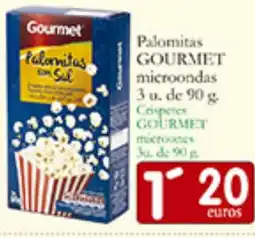 Supermercados Bip Bip GOURMET Palomitas microondas oferta