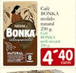 Supermercados Bip Bip BONKA Cafe molido natural oferta