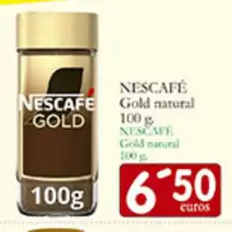 Supermercados Bip Bip NESCAFÉ Gold natural oferta
