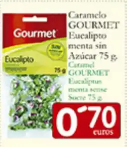 Supermercados Bip Bip GOURMET Caramelo Eucalipto menta sin Azúcar oferta