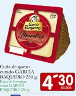 Supermercados Bip Bip GARCIA BAQUERO Cuña de queso curado oferta