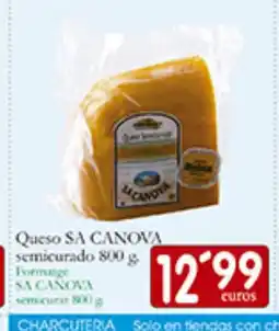 Supermercados Bip Bip SA CANOVA Queso semicurado oferta