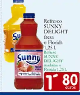 Supermercados Bip Bip SUNNY DELIGHT Refresco fresa o Florida oferta