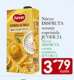 Supermercados Bip Bip JUVER Disfruta néctar naranja exprimida oferta