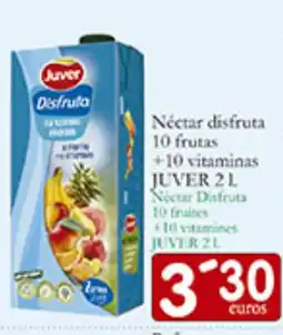 Supermercados Bip Bip JUVER Néctar disfruta 10 fruites +10 vitamines oferta