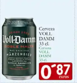Supermercados Bip Bip VOLL DAMM Cerveza oferta