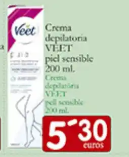 Supermercados Bip Bip VEET Crema depilatoria piel sensible oferta