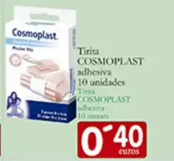 Supermercados Bip Bip COSMOPLAST Tirita adhesiva 10 unidades oferta