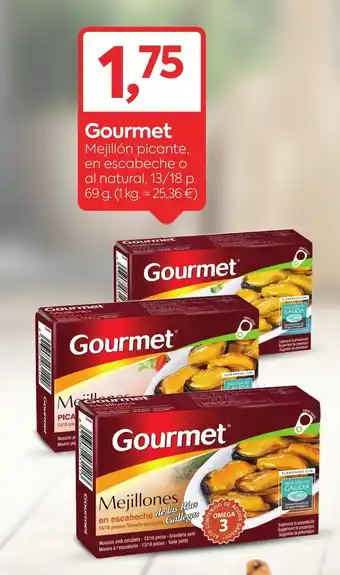 GOURMET Mejillón picante, en escabeche o al natural