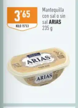Supermercados Deza ARIAS Mantequilla con sal o sin sal oferta