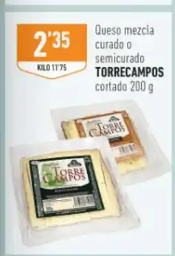 Supermercados Deza TORRECAMPOS Queso mezcla curado o semicurado oferta