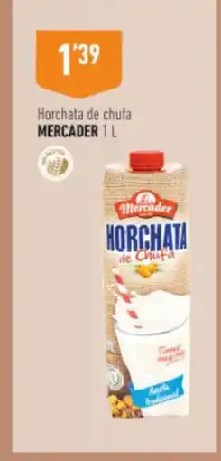 Supermercados Deza MERCADER Horchata de chufa oferta