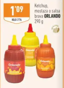 Supermercados Deza ORLANDO Ketchup. mostaza o salsa brava oferta
