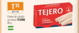 Supermercados Deza TEJERO Filetes de caballa al natural oferta
