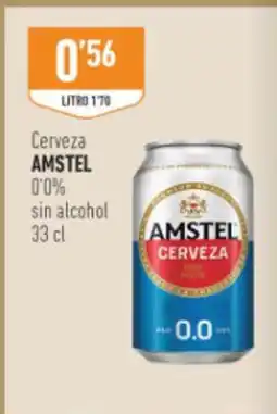 Supermercados Deza AMSTEL Cerveza 0'0% sin alcohol oferta