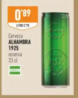 Supermercados Deza ALHAMBRA 1925 Cerveza oferta
