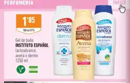 Supermercados Deza INSTITUTO ESPAÑOL Gel de baño lactoadvance, avena o dermo oferta