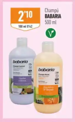 Supermercados Deza BABARIA Champú oferta