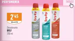 Supermercados Deza BYLY Desodorante oferta
