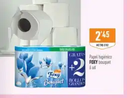 Supermercados Deza FOXY Papel higiénico bouquet oferta