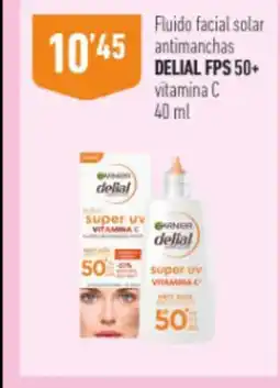 Supermercados Deza DELIAL FPS 50+ Fluido facial solar antimanchas vitamina C oferta