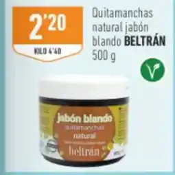 Supermercados Deza BELTRÁN Quitamanchas natural jabón blando oferta